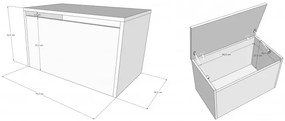 Box/ organizér na hračky KLASIK