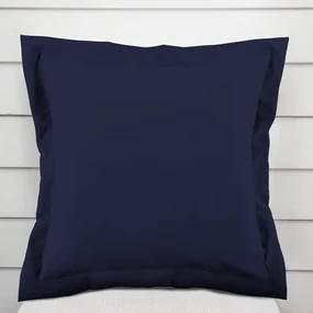 Biante Dekoračná obliečka na vankúš s lemom Rongo RG-055 Temne modrá 45 x 45 cm