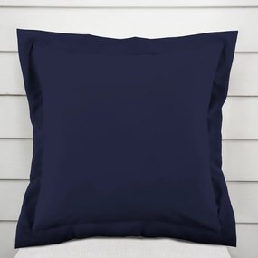 Biante Dekoračná obliečka na vankúš s lemom Rongo RG-055 Temne modrá 60 x 60 cm