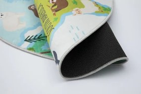 Detský koberec KIDS 250321N kruh