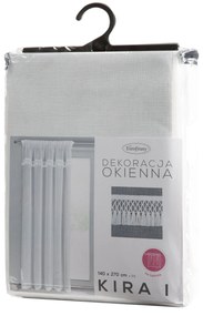 ZÁCLONA NA PÁSKE KIRA1 140X270 CM BIELA