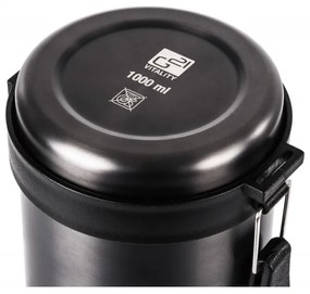 G21 Termofľaša G21 na pitie, 1000 ml, šedá s rukoväťou