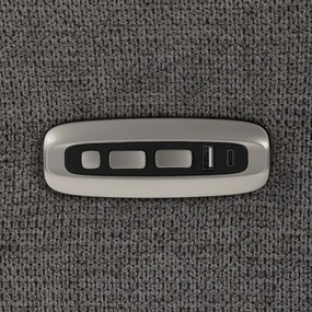 Polohovacie kreslo sivé, elektrické TV-C5590 GREY2