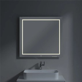 VILLEROY &amp; BOCH Finion zrkadlo s LED osvetlením, 800 x 45 x 750 mm, F6008000