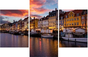 Obraz - Nyhavn, Kodaň (90x60 cm)
