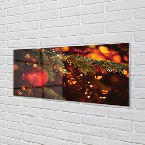 Obraz na akrylátovom skle Vianočná ozdoba 120x60 cm