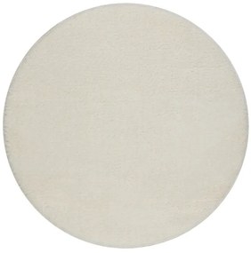 Kúpeľňový koberček SANTA biely kruh