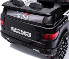 LEAN CARS Elektrické policajné autíčko BBH-021 čierne