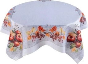 Stredový obrus s potlačou JESENNÉ JABLKA 85 x 85 cm