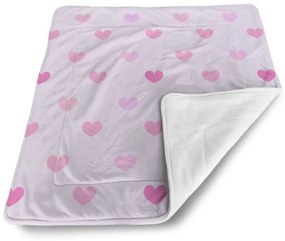 Sablio Deka pre bábätko Ružové srdce - 80x100 cm