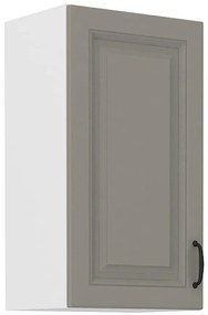 Kuchynská skrinka Stilo claygrey/biely 40g/72 1f