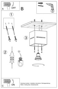 Stropné svietidlo LOBO 1xG9/40W/230V biela