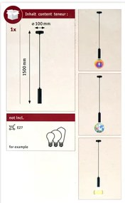 Paulmann 79757 - Luster na lanku NEORDIC 1xE27/20W/230V