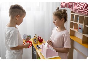 Drevená hračka pokladňa RK-868 Ricokids