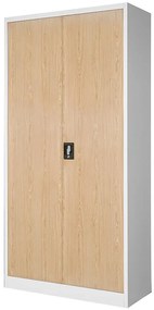 Skriňa Jan kovová biela/sonoma