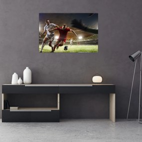 Obraz - Futbalisti v akcii (90x60 cm)