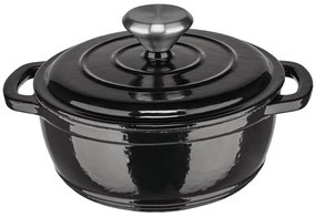 Ernesto®  Liatinový hrniec, Ø 16 cm (čierna)  (100352947)