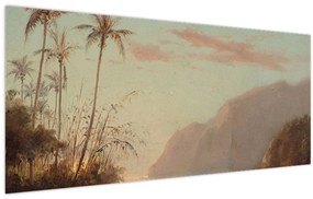 Obraz - Camille Pissarro, A creek in st. Thomas (Virgin Islands), reprodukcia (120x50 cm)