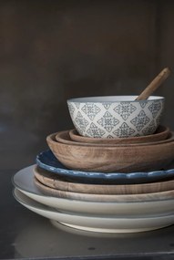Miska z agátového dreva 29,5 cm, prírodná