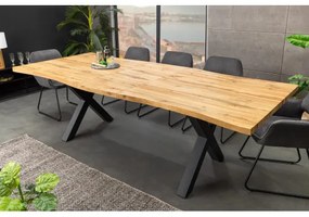 Rozkladací jedálenský stôl 45078 160/200x90cm Divoký dub fólia - Komfort-nábytok