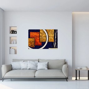 Obraz abstrakcie (90x60 cm)