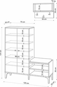 Predsieňová zostava Jess Oak