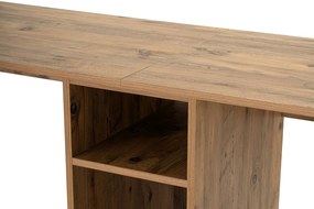 Kancelářská sestava pro 2 osoby TWIN borovice atlantská/černá