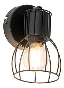 Moderné bodové svetlo čierna oceľ nastaviteľné - Botu