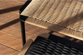 Čierna/v prírodnej farbe lavica Klupa – Gazzda