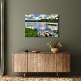 Obraz - Malebná dedina (90x60 cm)