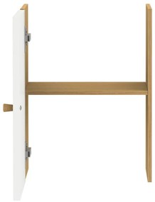 Biely modulárny policový systém 33x43.5 cm Z Cube - Tenzo