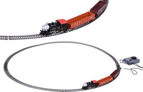 Jokomisiada Elektrický vlak, klasická parná lokomotíva s riadiacou jednotkou H0 1:87 RC0643