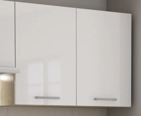 Kuchynský blok Irma, Dub Sonoma/biely vysoký lesk