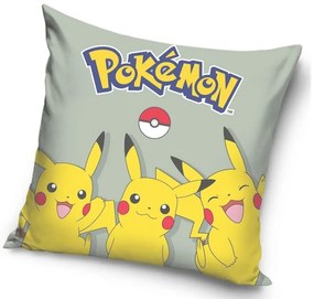 Detský vankúšik Pokémon Pika Pika Pikachu 40x40 cm