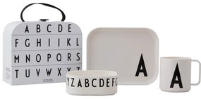 Darčekový kufrík s personalizovaným riadom pre deti DESIGN LETTERS - B