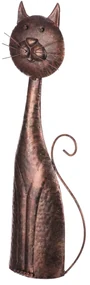 Kovová dekorácia mačka 61 cm