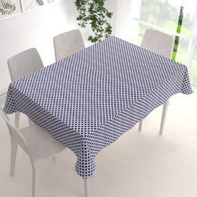 Biante Bavlnený obdĺžnikový obrus Sandra SA-241 Tmavo modré Maroko 50x100 cm
