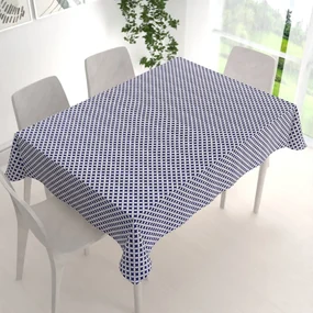 Biante Bavlnený obdĺžnikový obrus Sandra SA-241 Tmavo modré Maroko 120x200 cm