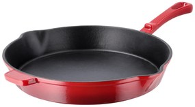 Silvercrest®  Liatinová panvica Premium, 30 cm (červená)  (100393139)