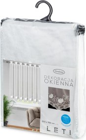 ZÁCLONA NA KRÚŽKOCH LETI 350X160 CM KVETY
