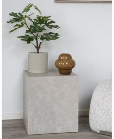 Odkladací stolík v dekore mramoru 40x40 cm Prague – House Nordic