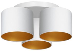 Luster prisadený ARDEN 3xE27/60W/230V biela/zlatá