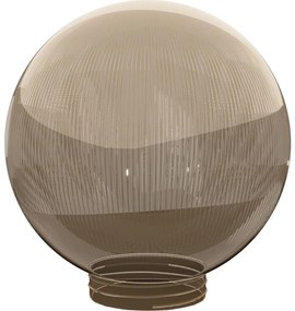 Náhradné tienidlo k nástennému svietidlu PARK E27 pr. 20 cm dymová prizmatická