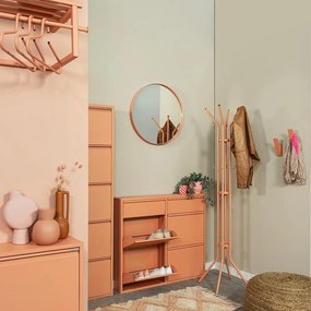 Kovový vešiak v lososovej farbe Jessy – Spinder Design