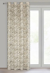 ZÁVES NA KRÚŽKOCH LUCINA 140X250 CM KVETY