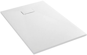 Cerano Gusto, obdĺžniková sprchová vanička 100x70x3 cm z minerálneho kompozitu, biela, CER-CER-414599