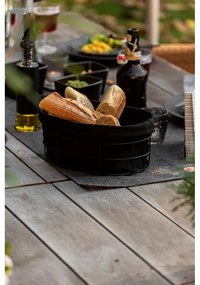 Čierna ošatka na pečivo so stojanom Wenko Black Outdoor Kitchen Bela