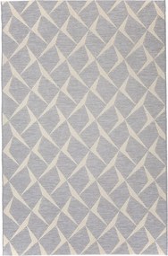 Vysokoodolný koberec vhodný do exteriéru Floorita Rete Silver, 130 x 190 cm
