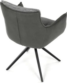 Jedálenská stolička sivá DCH-D1345 GREY2