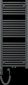Mexen Ares, elektrické vykurovacie teleso 1200x500 mm + vykurovacia tyč 600 W, antracitová, W102-1200-500-2600-66